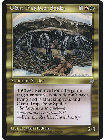 Giant Trap Door Spider