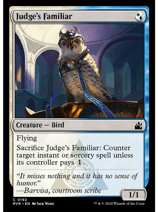 Judge's Familiar