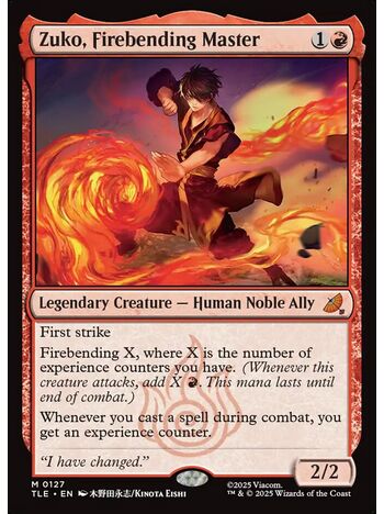 Zuko, Firebending Master