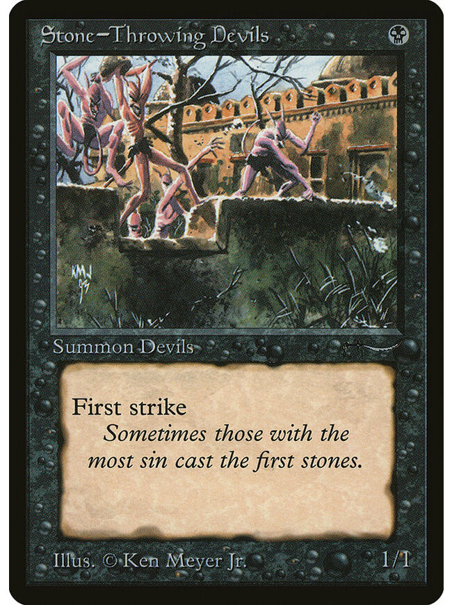 Stone-Throwing Devils