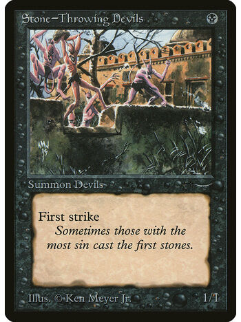 Stone-Throwing Devils