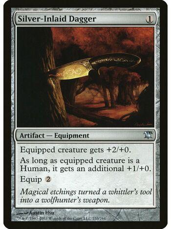 Silver-Inlaid Dagger