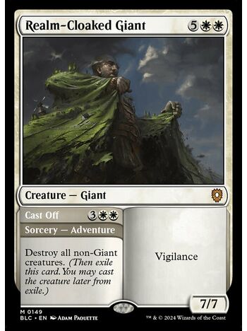 Realm-Cloaked Giant // Cast Off