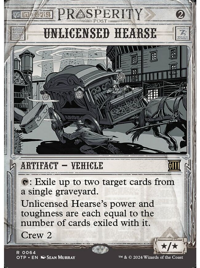 Unlicensed Hearse