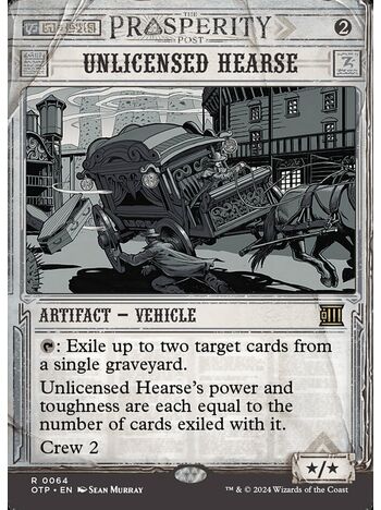 Unlicensed Hearse