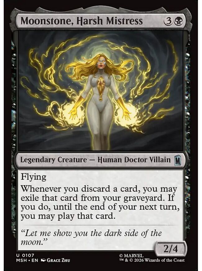Moonstone, Harsh Mistress