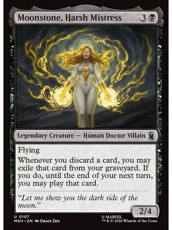 Moonstone, Harsh Mistress