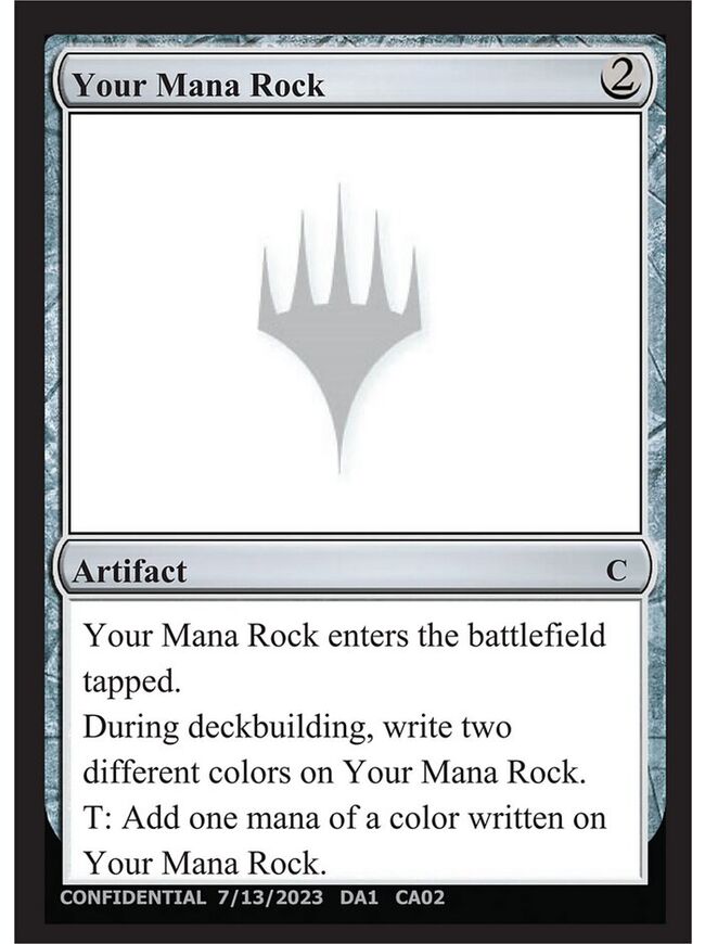 Your Mana Rock