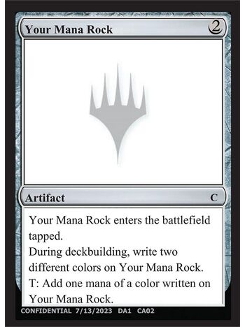 Your Mana Rock