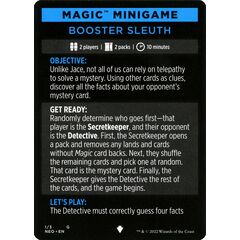 Booster Sleuth // Booster Sleuth (cont'd)