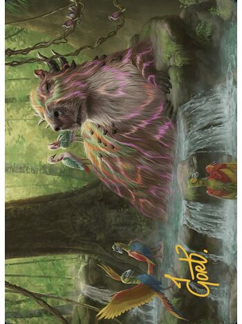 Basking Capybara // Basking Capybara Token (Art Series)