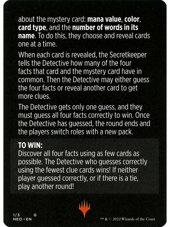 Booster Sleuth // Booster Sleuth (cont'd)