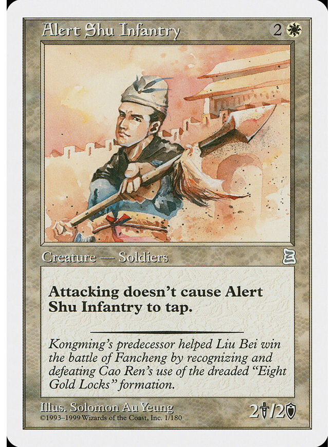 Alert Shu Infantry