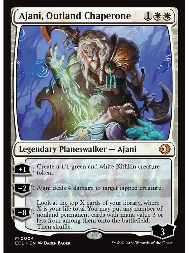 Ajani, Outland Chaperone