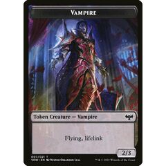 Vampire Token (2/3) (Flying, lifelink)