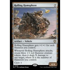 Rolling Hamsphere