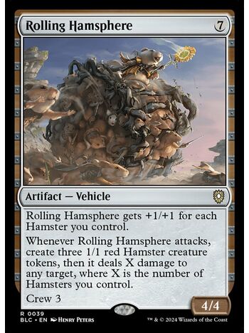 Rolling Hamsphere