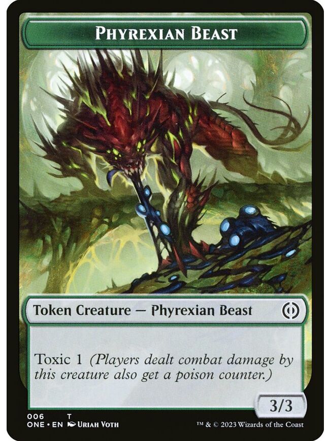 Phyrexian Beast Token (3/3)