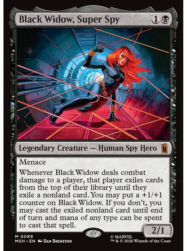 Black Widow, Super Spy