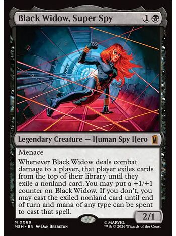Black Widow, Super Spy