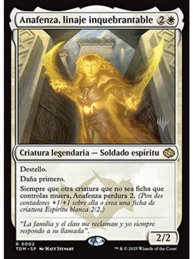 Anafenza, Unyielding Lineage