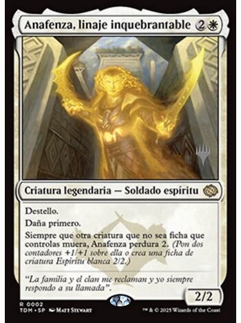 Anafenza, Unyielding Lineage