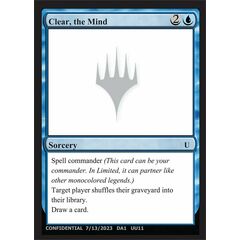 Clear, the Mind