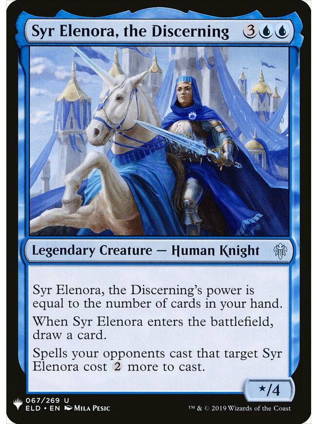 Syr Elenora, the Discerning
