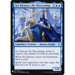 Syr Elenora, the Discerning