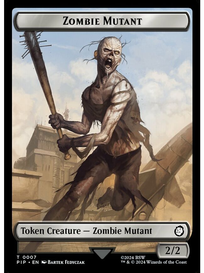 Zombie Mutant Token