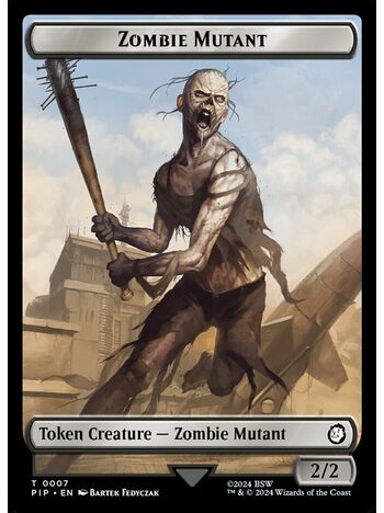 Zombie Mutant Token