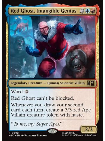 Red Ghost, Intangible Genius