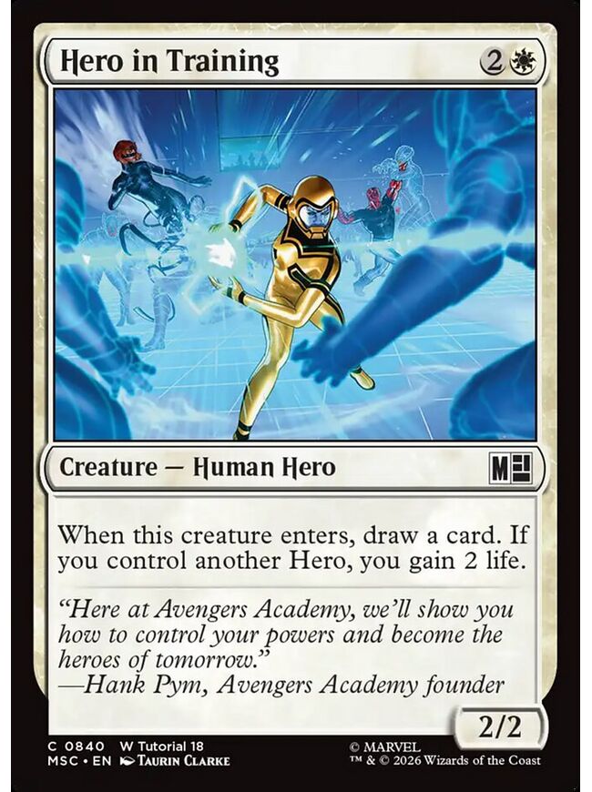 Hero in Training