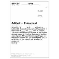 Sort of _____ and _____
