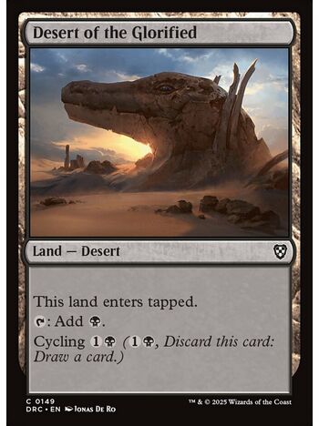Desert of the Glorified