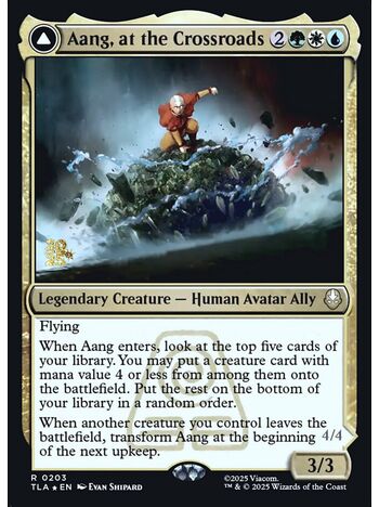 Aang, at the Crossroads // Aang, Destined Savior