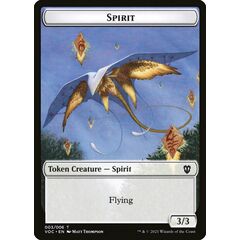Spirit Token (3/3) (White) (Flying)