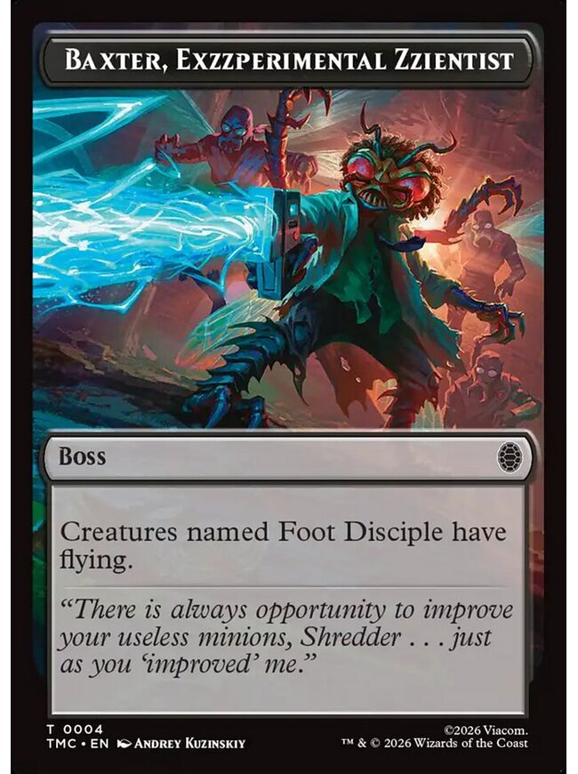 Baxter, Exzzperimental Zzientist Token