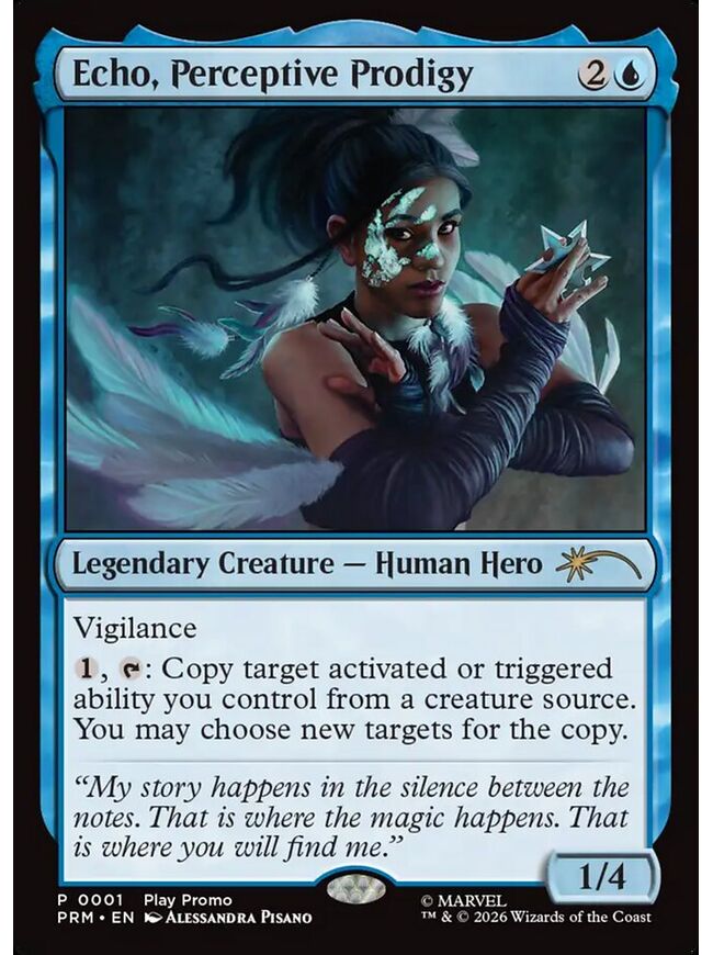Echo, Perceptive Prodigy