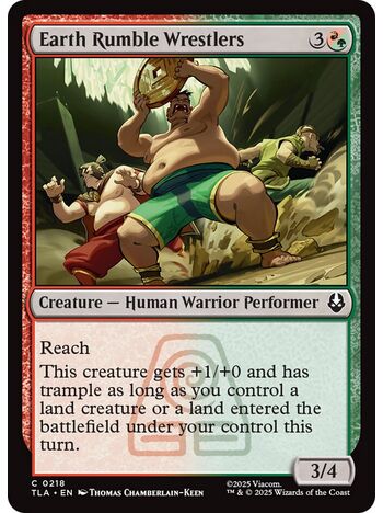 Earth Rumble Wrestlers