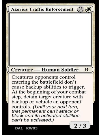 Azorius Traffic Enforcement