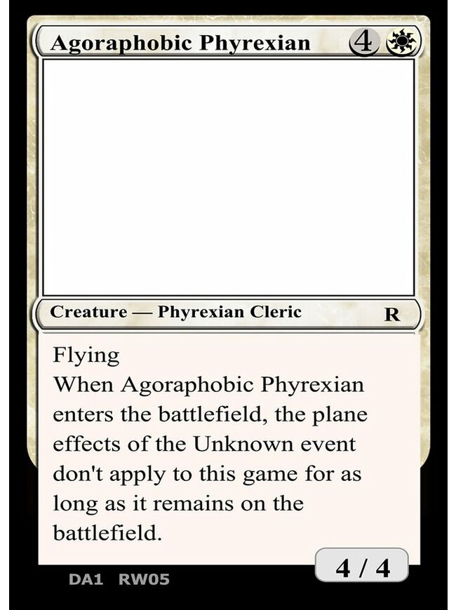 Agoraphobic Phyrexian