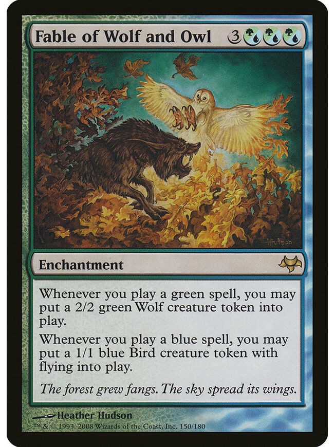 Fable of Wolf and Owl