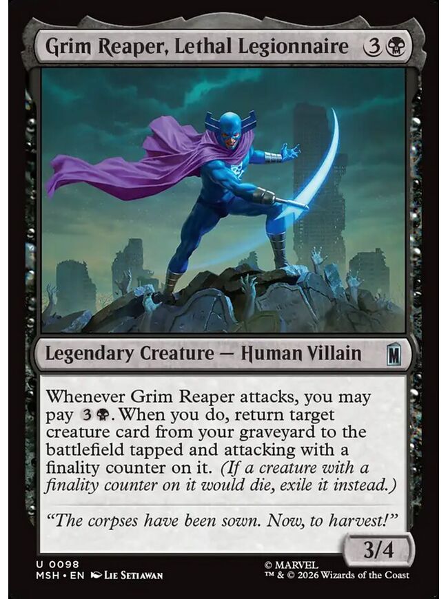 Grim Reaper, Lethal Legionnaire