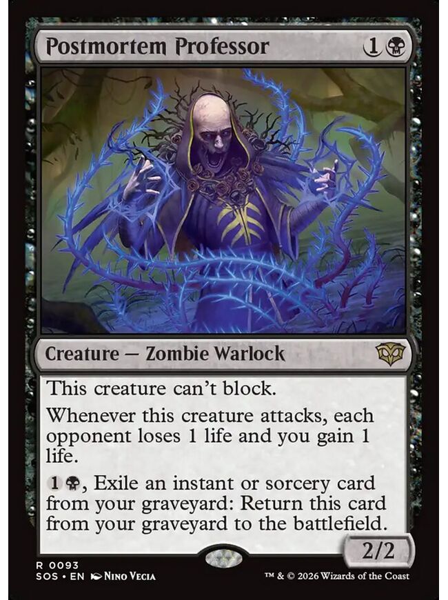 Postmortem Professor