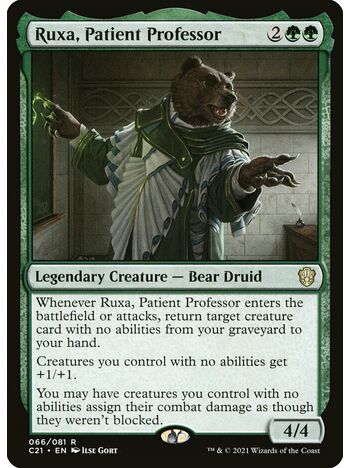 Ruxa, Patient Professor