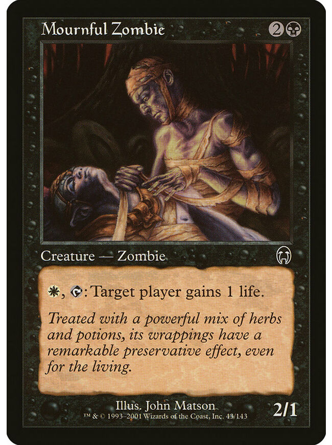 Mournful Zombie