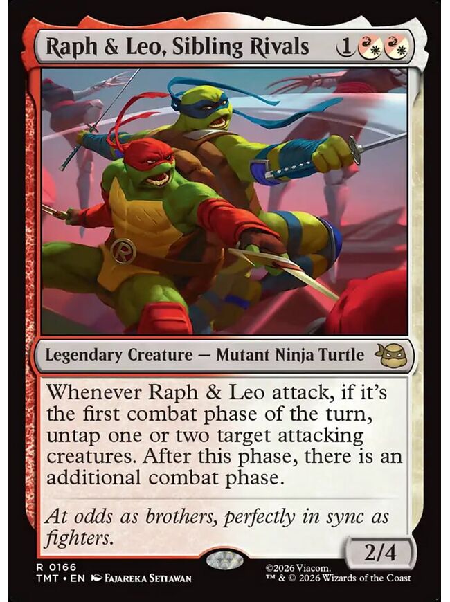 Raph & Leo, Sibling Rivals