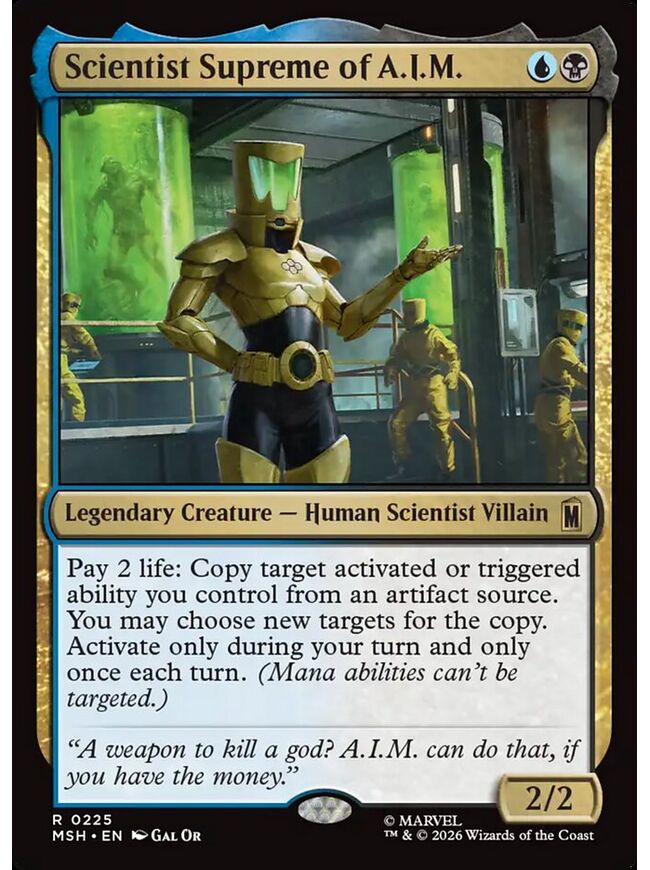 Scientist Supreme of A.I.M.