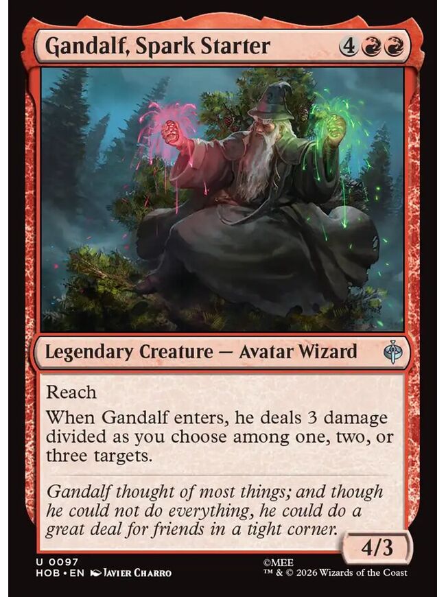 Gandalf, Spark Starter